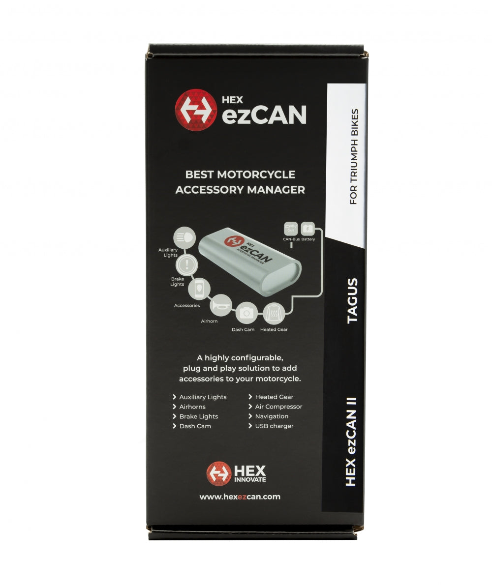 HEX ezCAN II for Triumph Tiger &quot;Tagus&quot; Lighting &amp; Accessory Controller