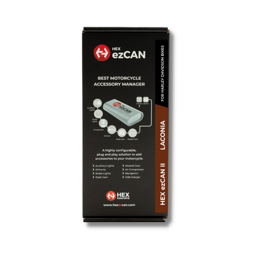 HEX ezCAN II for Harley Davidson Pan America &quot;Laconia&quot; Lighting &amp; Accessory Controller