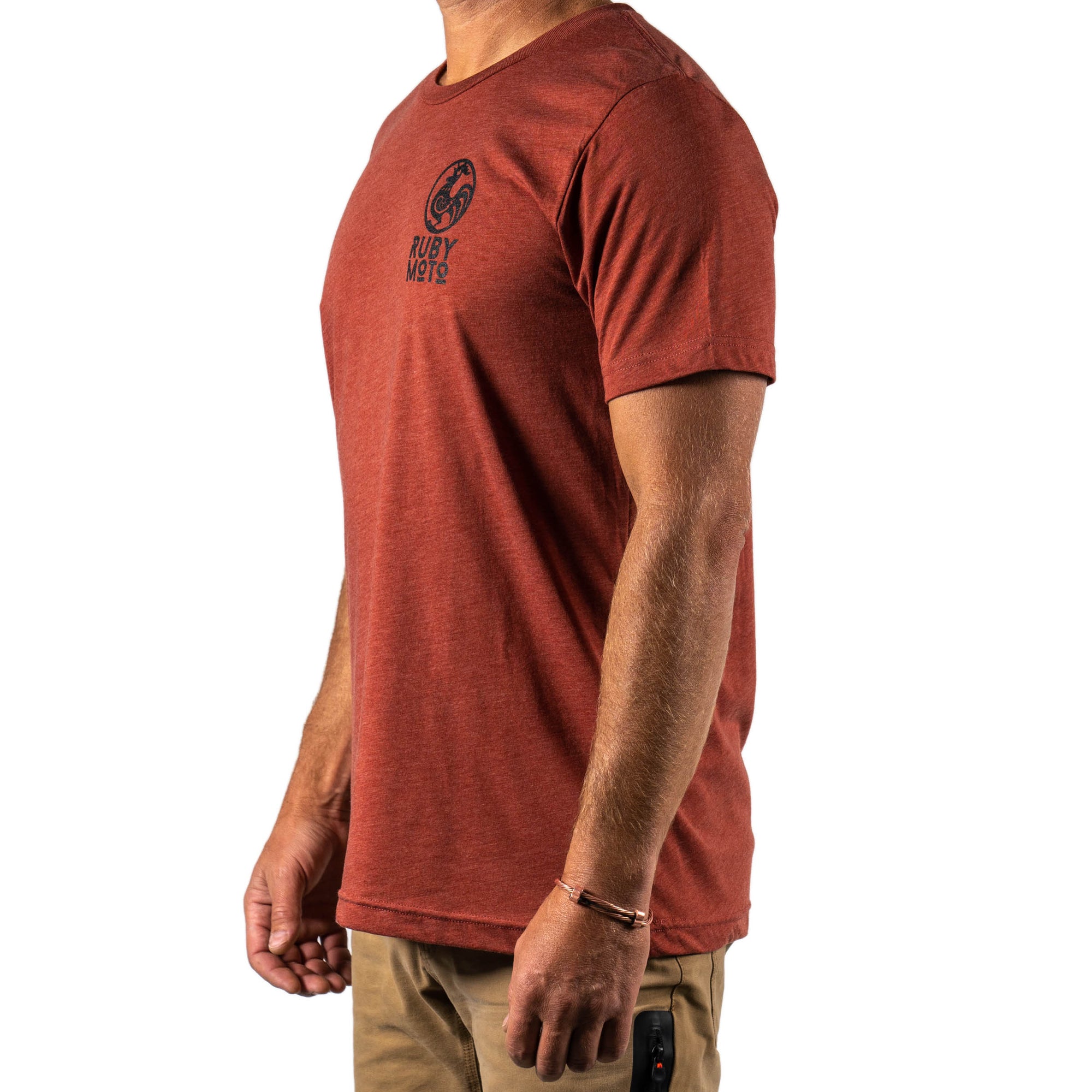 Badge T-shirt - Brick